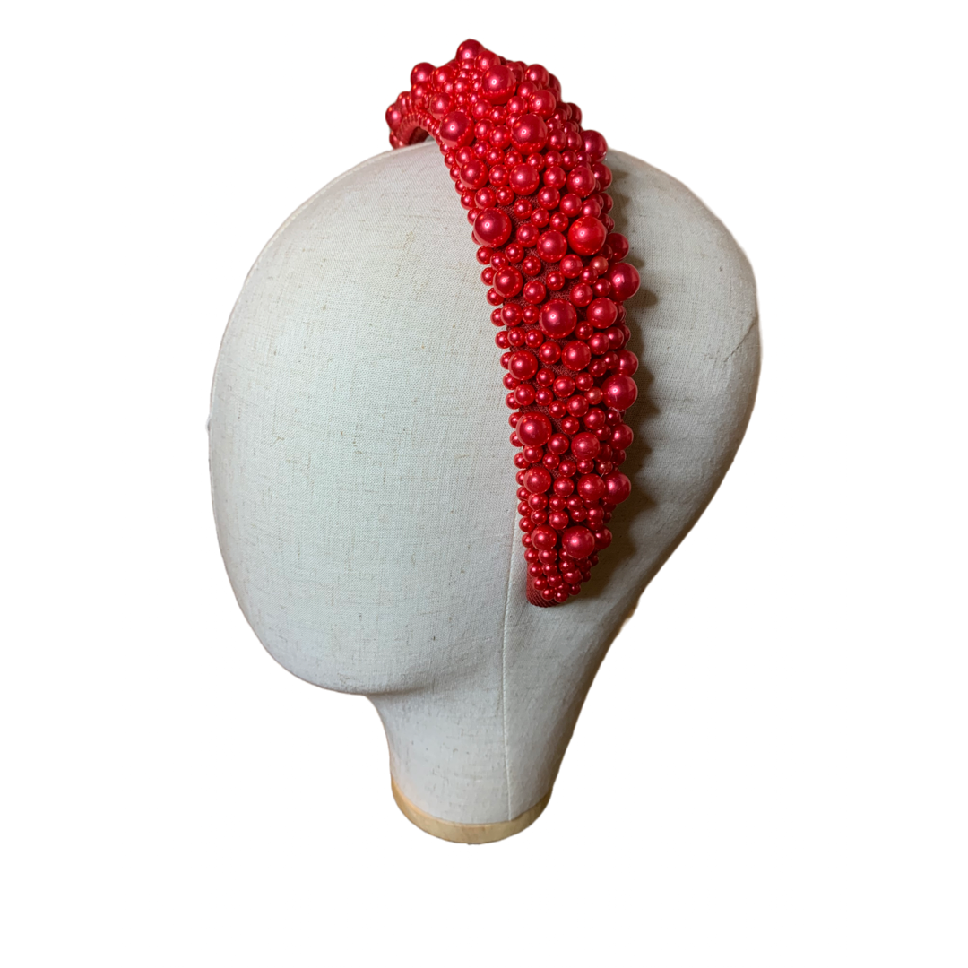 Sarah Red Headband