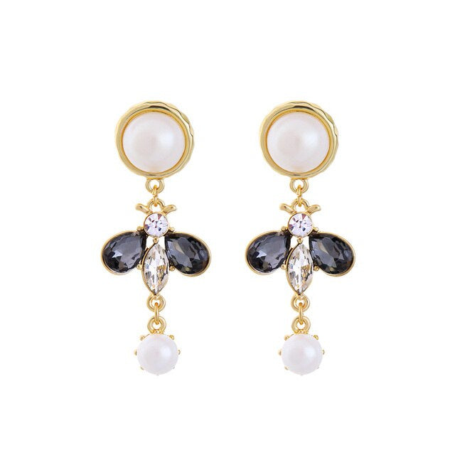Natalie Black Earrings
