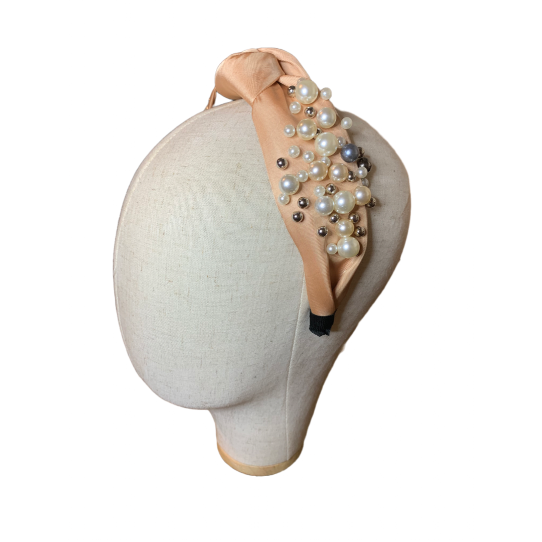 Nude Pearl Headband