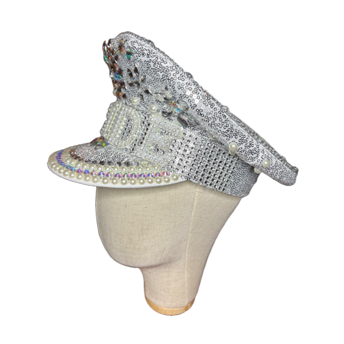 Millie Silver Bridal Hat