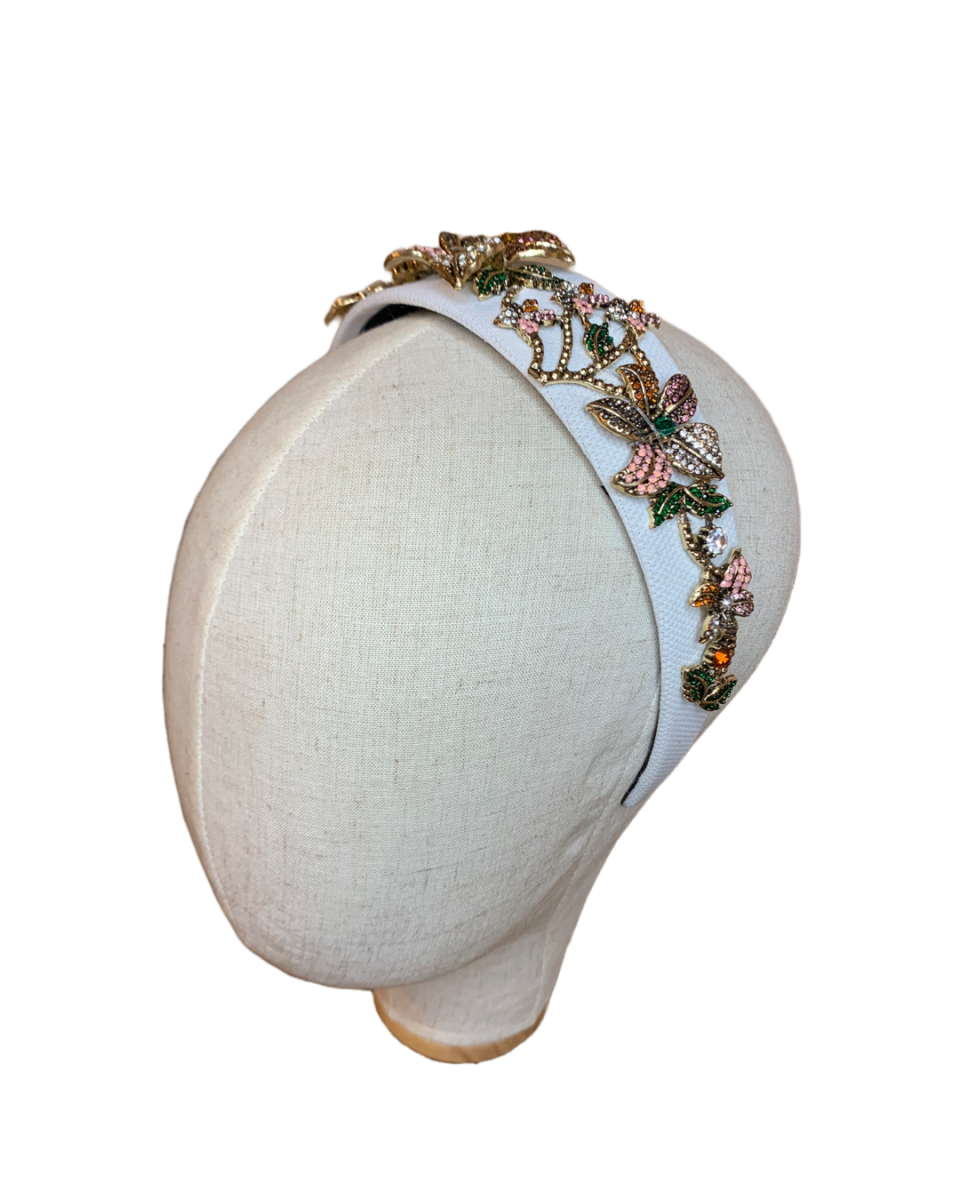 Alina White Headband